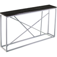 Arendal Faux Stone Skinny Console Table