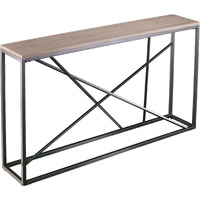 Arendal Faux Stone Skinny Console Table