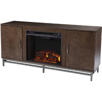 Dibbonly Electric Fireplace with Media Storage