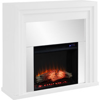 Stadderly Mirrored Touch Screen Electric Fireplace