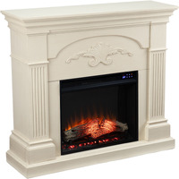 Sicilian Touch Screen Electric Fireplace - Ivory