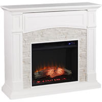 Seneca Electric Touch Screen Media Fireplace - White