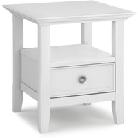 Amherst SOLID WOOD End Table in White