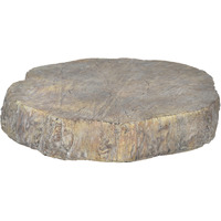 Round Cemented Log Accent, Brown
