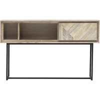Peridot 1 Drawer Console Table in Natural Acacia Wood