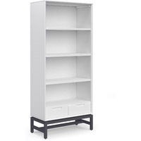 Banting SOLID HARDWOOD & Metal 66 in x 30 inRectangle Bookcase