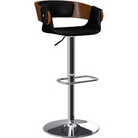 Farrell Adjustable Gas Lift Bar Stool Faux Leather