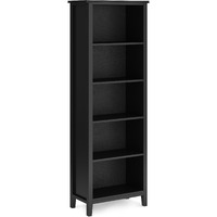 Artisan SOLID WOOD 72 in x 26 in 5 Shelf Bookcase