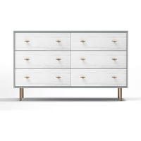 Saige Dresser - Weathered White/Gray