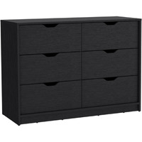 Basilea 4 Drawers Dresser -Bedroom-Black