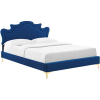 Neena Performance Velvet Twin Bed