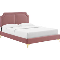 Novi Performance Velvet King Bed