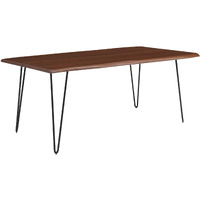 Ardor 74" Live Edge Acacia Wood Dining Table