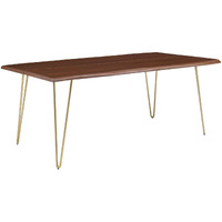 Ardor 74" Live Edge Acacia Wood Dining Table