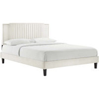 Zahra Channel Tufted Performance Velvet Full Platform Bed