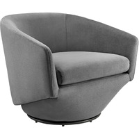 Series Performance Velvet Fabric Swivel Chair