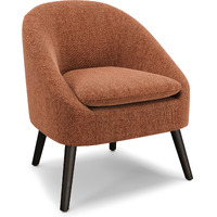 Redding Accent Chair in Rust Fabric