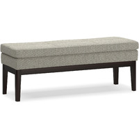 Carlson Ottoman Bench in Greige