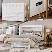 Northfield Murphy Bed Chest, Full, White