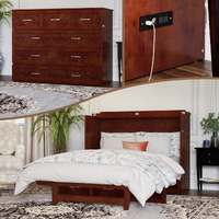 Northfield Murphy Bed Chest, Full, Walnut