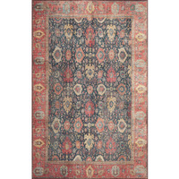 London 4804 Navy Luna Area Rug, Size - 2'6" x 7'6" Runner