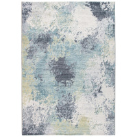 Roxy 2806 Blue/Yellow Nebula Area Rug, Size - 5' x 7'6"