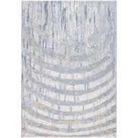 Roxy 2809 Grey/Gold Palette Area Rug, Size - 5' x 7'6"