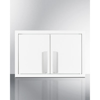 12" H x 18" W 2-door wall cabinet in white