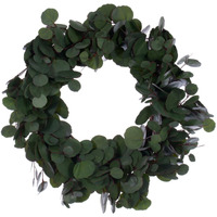 24" Art Grn Silver Dllr Ppls Eclpts Wrth