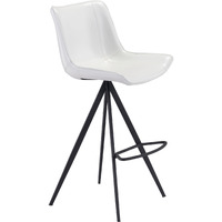 Aki Barstool (Set of 2) White and Black