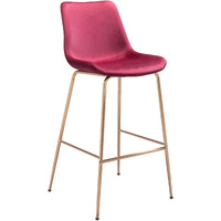 Tony Barstool Red and Gold