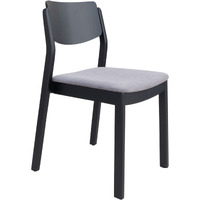 Desdamona Dining Chair (Set of 2) Gray and Black