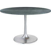 Metropolis Dining Table 48" Black