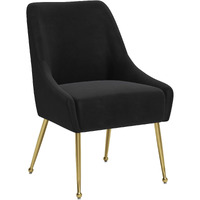Maxine Dining Chair Black and Gold