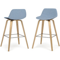 Randolph Bentwood Counter Height Stool (Set of 2) with Light wood