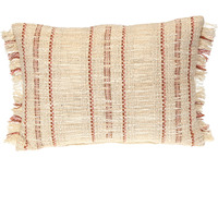 Parkland Collection Transitional Stripes Beige 14" x 20" Pillow