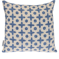Parkland Collection Transitional Print Blue Square 18" x 18" Pillow
