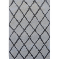 MOROCCAN- Cream/Grey ~ MORO-202 8x10