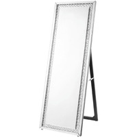 Sparkle 22 in. Contemporary Standing Full length Mirror in Clear