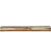 Acacia 48" Shelf or Mantel Shelf with Natural Finish and Distressing
