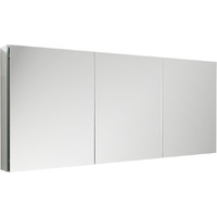 Fresca 60" Wide x 36" Tall Bathroom Medicine Cabinet w/ Mirrors