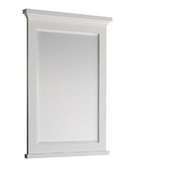 Fresca Windsor 27" Matte White Bathroom Mirror