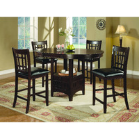 Lavon Transitional Espresso Counter-Height Chair