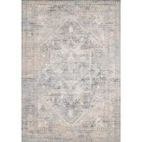 Lucia 2'-0" X 3'-0" Rug, Grey / Sunset