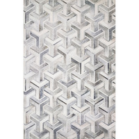 Maddox 3'-6" X 5'-6" Rug, Silver / Ivory
