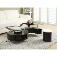 Delange Motion White Coffee Table
