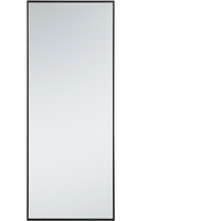 Metal frame rectangle mirror 24 inch in Black