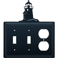 Lighthouse - Double Switch & Single Outlet Cover
