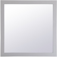 Aqua square vanity mirror 36 inch in Grey