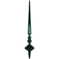 Vickerman 12" Sea Blue Shiny Cupola Finial 3/Bag - M183362S